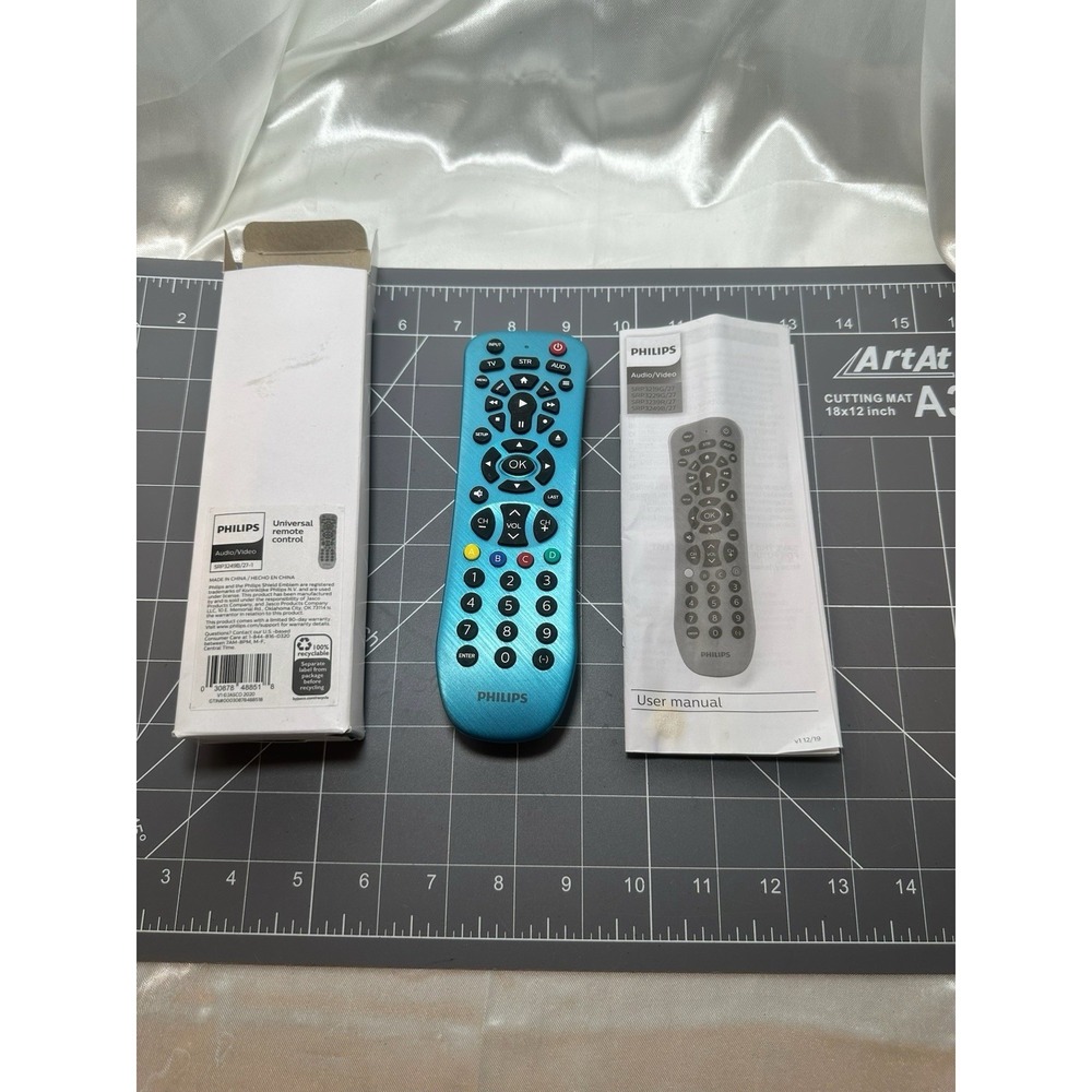 Philips - Universal Remote Control- Electric Blue/Black SRP3249B/27-1